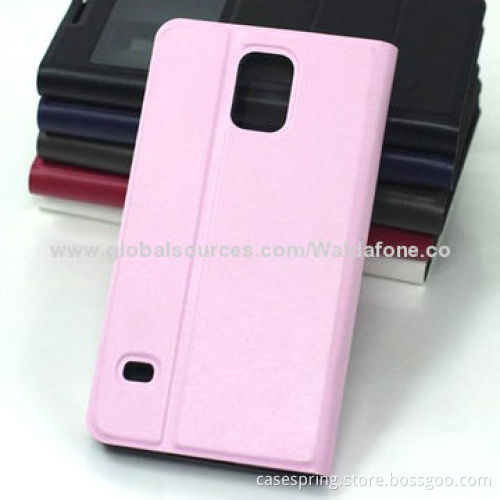 Leather Case for Samsung Galaxy S5, New Products, ODM and OEM Orders Welcomed